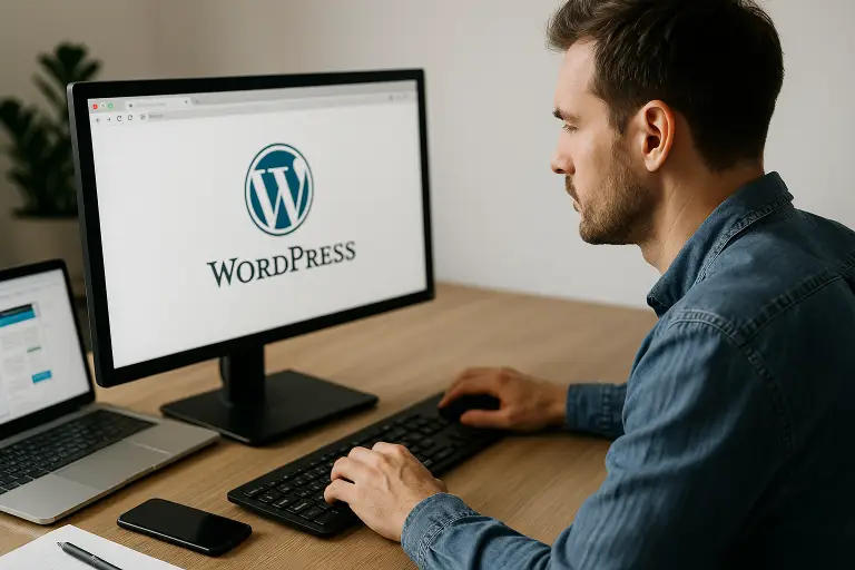 Cómo hacer una página web con WordPress paso a paso (2026) - imagen intermedia 1